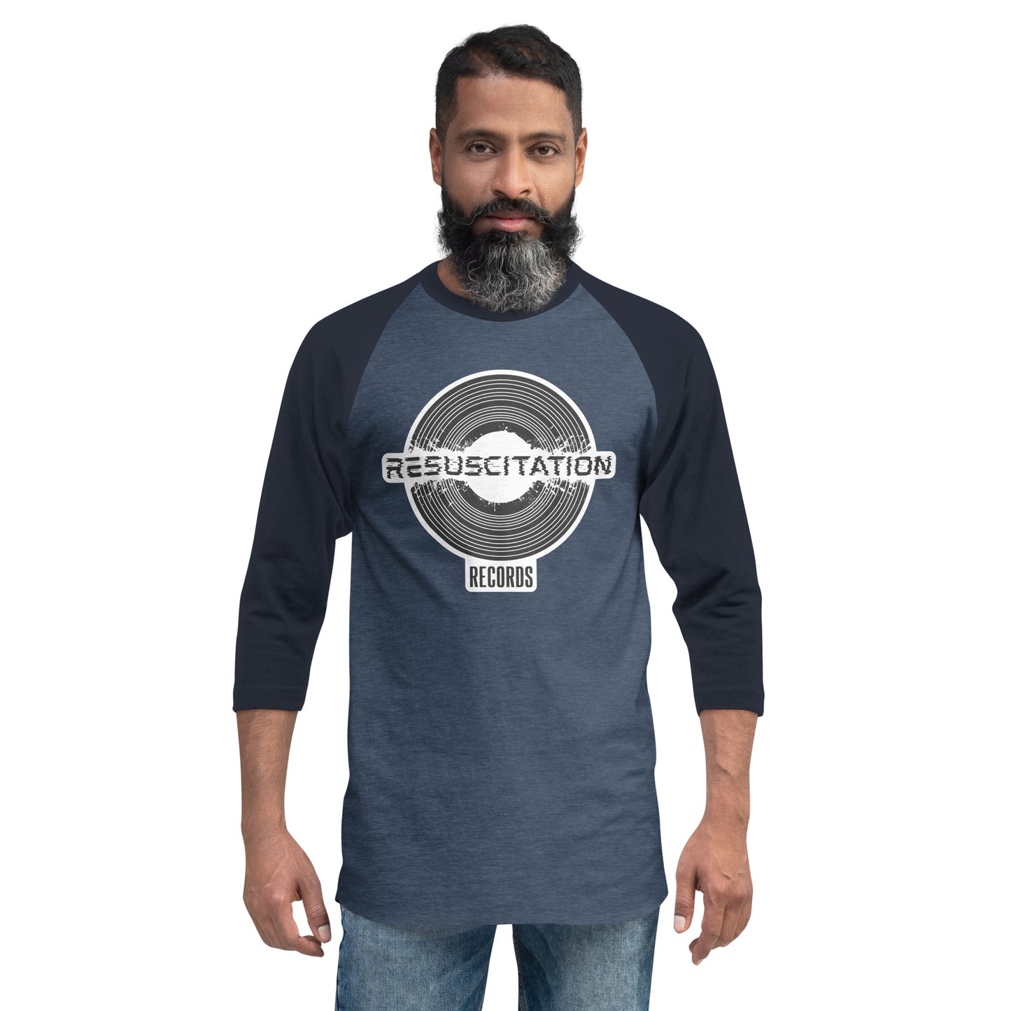 Resuscitation Records 3/4 Sleeve Baseball Shirt