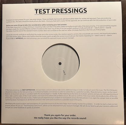 Kevin Schlereth - Settle In - Deluxe 12" LP (TEST PRESSING)
