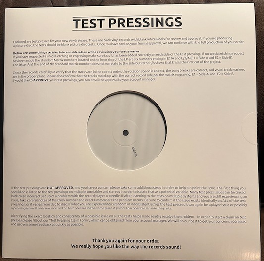Kevin Schlereth - Settle In - Deluxe 12" LP (TEST PRESSING)